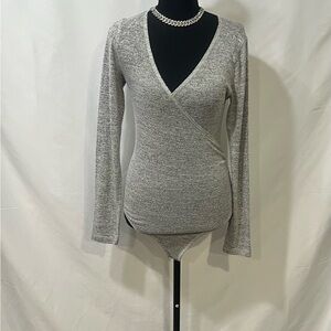 Abercrombie & Fitch Gray Shapewear Bodysuit